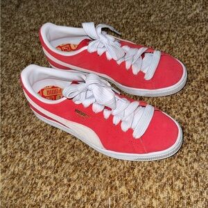 Puma Suede Red shoes